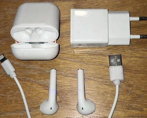 Bluetooth fülhallgató fehér TS-D12 teljes készlet, eladó - kép 2