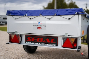 Új SEBAL utánfutó (202x106x34cm) akciósan síkponyvával bruttó 374.000 Ft - kép 5