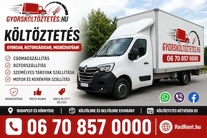Költöztetés szállítás