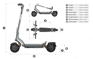elektromos roller Apollo CITY 2024 - kép 2
