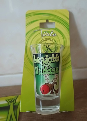 Legjobb Vadász nyakkendő, vicces pálinkás pohárral eladó, Új! - kép 4