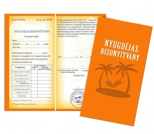 Nyugdíjas vagyok vicces kötény, és kitöltésre váró vicces nyugdíjas bizonyítvánnyal eladó, ÚJ! - kép 5