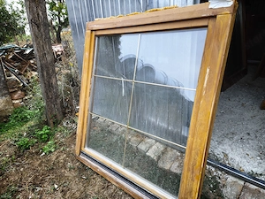2 db fa ;sz;117 m;128 cm 2 réteg hőszigetelt üveg bukó-nyiló disz osztott egyben ha viszed 32 ezer f - kép 2