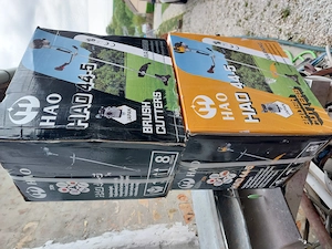 HAO 44-5 Benzinmotoros Fűkasza és Bozótvágó 43 cm 2 ütem dobozában bontatlan szár tartozék. Specifik - kép 3
