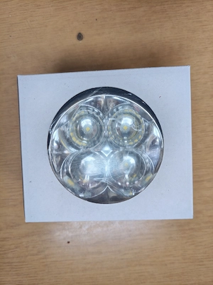 Új Nappali menetfény LED kerek 90mm 1pár 12V 24V - kép 5