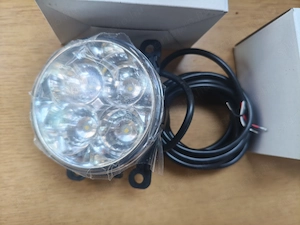 Új Nappali menetfény LED kerek 90mm 1pár 12V 24V - kép 3