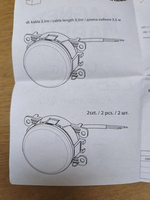 Új Nappali menetfény LED kerek 90mm 1pár 12V 24V - kép 6