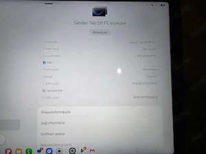 Samsung s9Fe tab eladó - kép 3