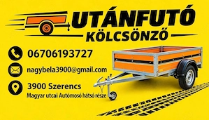 Utánfutó-Tréler-Autó Bérelhető - kép 2