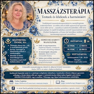 Masszázs Budapesten testi-lelki kimerültség, váll- és hátfájdalmak ellen (online foglalással is) - kép 5