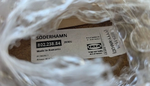 IKEA Söderhamn kanapé karfa, finnsta türkiz huzattal (802.238.84) - ÚJ - kép 2
