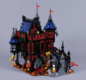 Lego komp. Bricklink 91004 Adventure in Transylvania Erdélyi kaland Castle Vár 4056db LEPIN ÚJ - kép 4