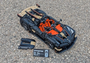 Lego komp. Technic 42232 Koenigsegg Sadair's Spear Megacar Supercar 4104db 1:8 autó Lepin ÚJ - kép 6