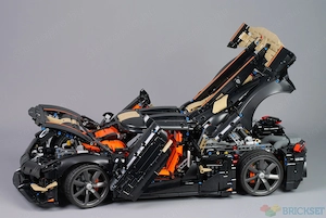 Lego komp. Technic 42232 Koenigsegg Sadair's Spear Megacar Supercar 4104db 1:8 autó Lepin ÚJ - kép 3