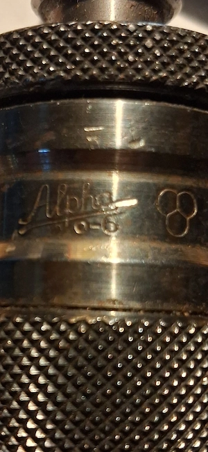Precíziós Alpha MK0 GDR-beli kúpos önzáró tokmány 0-6mm eladó. - kép 3