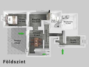 Bajót   226 m -es, teljes körűen megújított, kétszintes családi ház - kép 8