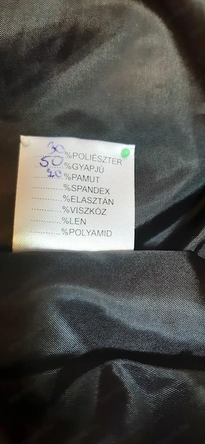 Halszálkás mintájú, női zakó, 42-es méretben eladó. - kép 2