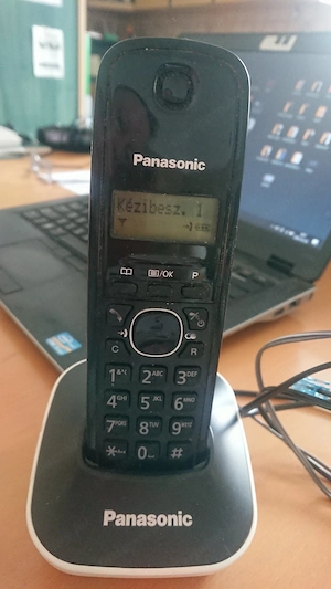 Panasonic Hordozható Telefon Fehér KX TG 1611 - kép 2