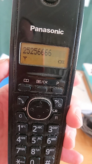  Panasonic Hordozható Telefon Fehér KX TG 1611