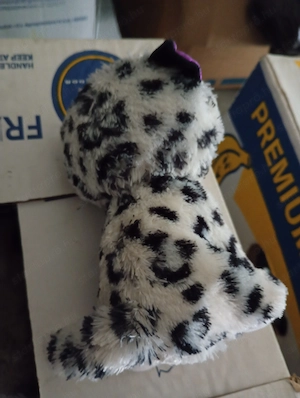Ty Beanie Boos Violet nevű fehér leopárd 6000ft óbuda 36 50 104 8272 - kép 2