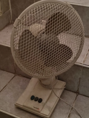 Hauser F-23 asztali ventilátor 2 sebességes 26cm kosár működő - kép 2