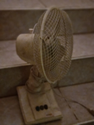Hauser F-23 asztali ventilátor 2 sebességes 26cm kosár működő - kép 3