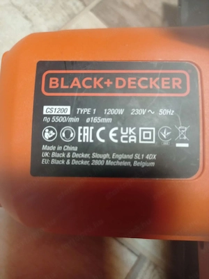 Black+Decker 1200W körfűrész - kép 3