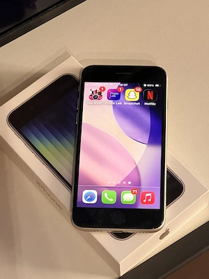 Eladó iPhone SE 2022   128 GB   Starlight fehér - kép 3