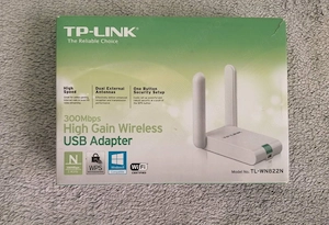 Újszerű, 300 Mbps TP-LINK wireless adapter, USB csatlakozással - kép 3