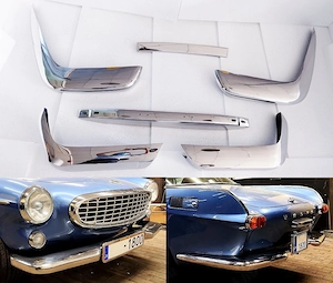Volvo P1800 coupe (1963-1973)   P1800 cow horn year 1961 to 1963 bumper new  - kép 4
