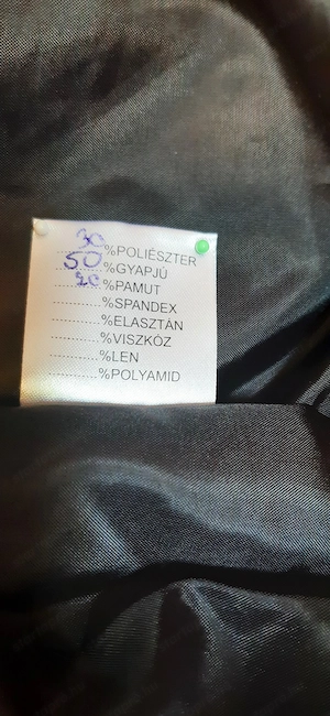 Halszálkás mintájú, női zakó, 42-es méretben eladó. - kép 2