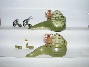 Lego Star Wars figurák Jabba + Rotta the Hutt + háziállat Salacious figura ÚJ - kép 4