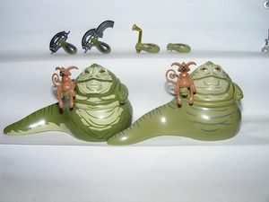 Lego Star Wars figurák Jabba + Rotta the Hutt + háziállat Salacious figura ÚJ - kép 2