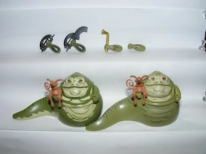 Lego Star Wars figurák Jabba + Rotta the Hutt + háziállat Salacious figura ÚJ - kép 6