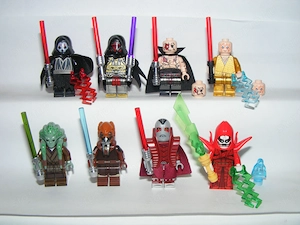Lego Star Wars figurák Darth Revan Desolous Sion Nihilius Kit Fisto Plo Koon Snoke Visas Marr figura - kép 2
