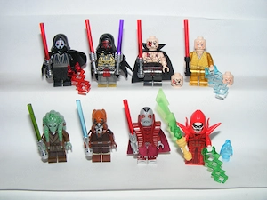 Lego Star Wars figurák Darth Revan Desolous Sion Nihilius Kit Fisto Plo Koon Snoke Visas Marr figura - kép 3