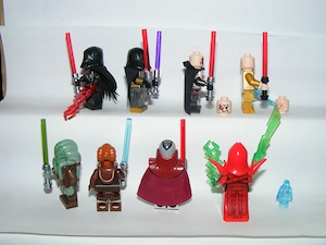 Lego Star Wars figurák Darth Revan Desolous Sion Nihilius Kit Fisto Plo Koon Snoke Visas Marr figura