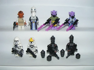 Lego Star Wars figurák Lama Su Caminoi Zeb Orrelios Admiral Ackbar Bacara Ig-11 figura ÚJ