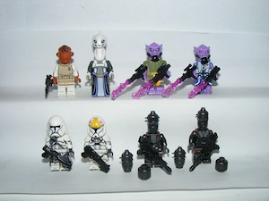 Lego Star Wars figurák Lama Su Caminoi Zeb Orrelios Admiral Ackbar Bacara Ig-11 figura ÚJ - kép 2