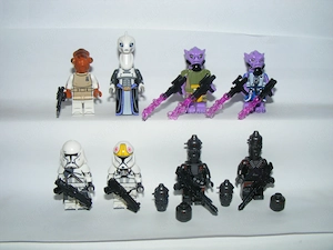 Lego Star Wars figurák Lama Su Caminoi Zeb Orrelios Admiral Ackbar Bacara Ig-11 figura ÚJ - kép 4