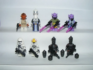 Lego Star Wars figurák Lama Su Caminoi Zeb Orrelios Admiral Ackbar Bacara Ig-11 figura ÚJ - kép 5