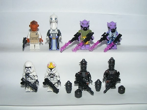 Lego Star Wars figurák Lama Su Caminoi Zeb Orrelios Admiral Ackbar Bacara Ig-11 figura ÚJ - kép 3