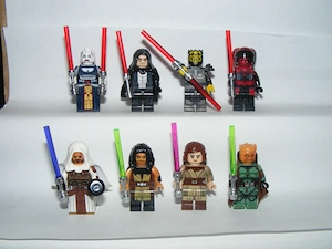 Lego Star Wars figurák Darth Caedus Talon Jedi Revan Savage Opress Kao Cen Darach Quinlan Vos Assaj - kép 4