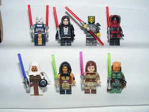 Lego Star Wars figurák Darth Caedus Talon Jedi Revan Savage Opress Kao Cen Darach Quinlan Vos Assaj