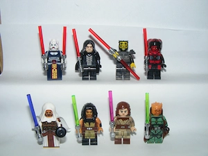 Lego Star Wars figurák Darth Caedus Talon Jedi Revan Savage Opress Kao Cen Darach Quinlan Vos Assaj - kép 3