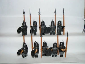 Lego Castle Trónok Harca figurák Makulátlan katona katonák 10+1 GrayWorm figura ÚJ - kép 5