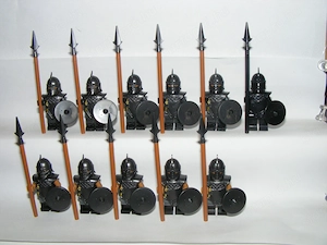 Lego Castle Trónok Harca figurák Makulátlan katona katonák 10+1 GrayWorm figura ÚJ - kép 2
