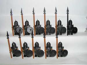 Lego Castle Trónok Harca figurák Makulátlan katona katonák 10+1 GrayWorm figura ÚJ