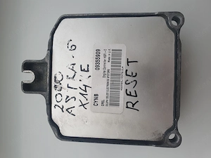Opel Astra g motorvezérlő elektronika X14XE cynb09355909 - kép 2