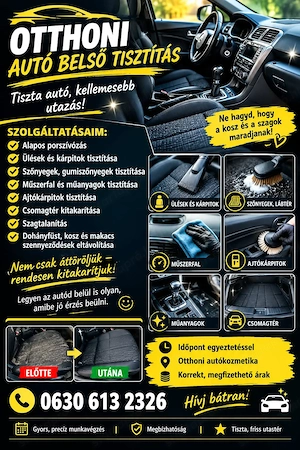 Belső autó kozmetika